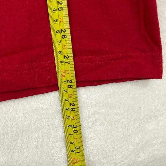 NCAA USC Trojans Graphic Spell Out Maroon Red Longsleeve Footbal Shirt Mens - Picture 8 of 11